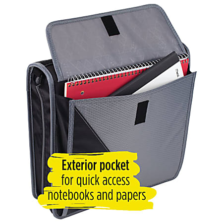 Zipper Pocket for Side Opening Ring Binders