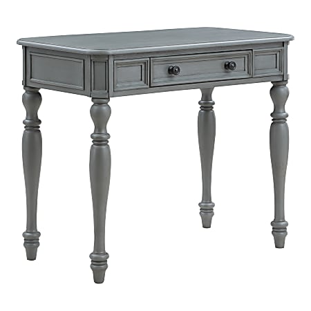 Office Star™ Country Meadows 36"W Writing Desk, Antique Gray