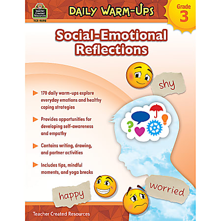 Teacher Created Resources Daily Warm-Ups: Social-Emotional Reflections, 3rd Grade