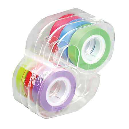 Lee Products Removable Highlighter Tape, 0.5" x 720",