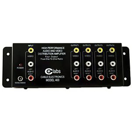 CE Labs AV 400 Composite A/V Distribution Amplifier