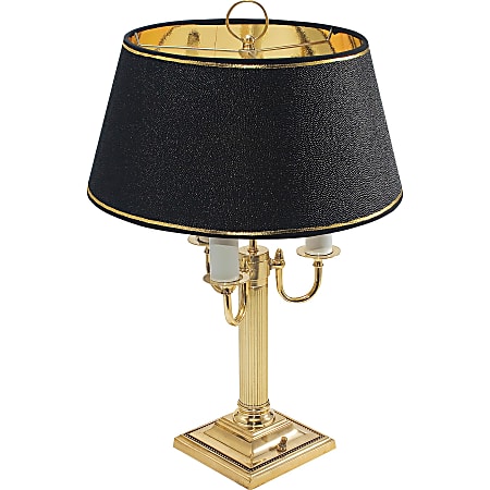 Ledu Three-Lamp Candelabra Desk Lamp, Brass