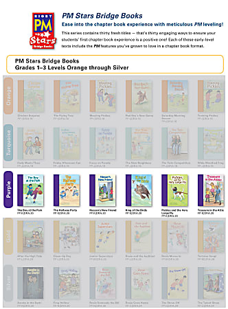 Rigby PM Stars Bridge Books Complete Package, Levels 19-20, Grade 1, 6 Sets Of 6 Titles