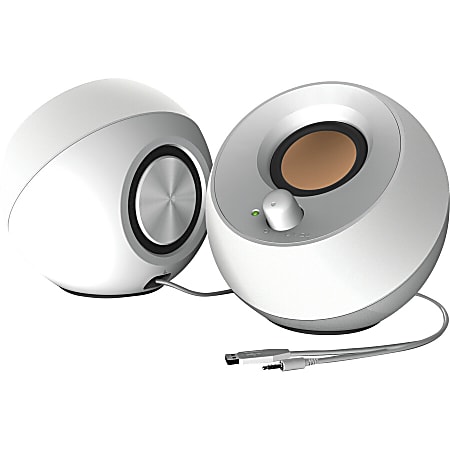 Creative Pebble 2.0 Speaker System 4.40 W RMS White 100 Hz to 17 kHz -  Office Depot