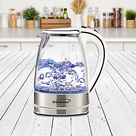 Brentwood tempered 2025 glass tea kettle
