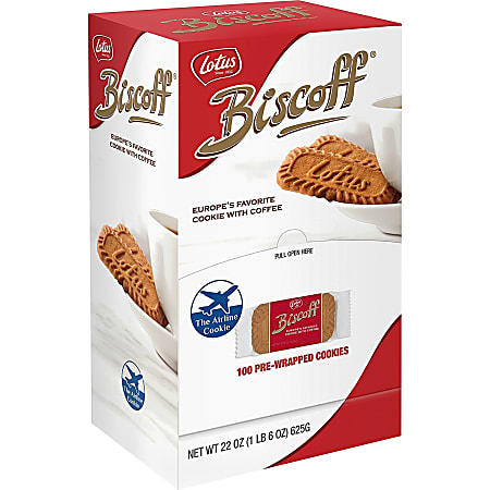 Lotus Biscoff 2-Count Individually Wrapped Cookie Pack - 216/Case