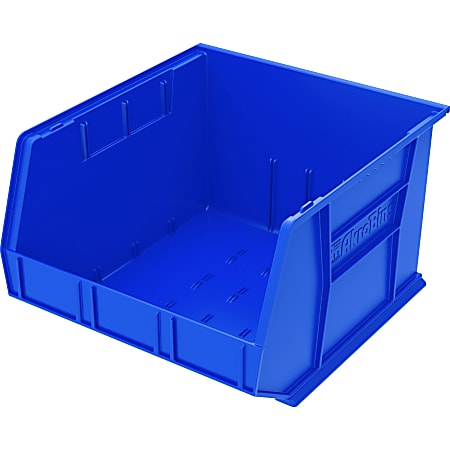 Akro-Mils AkroBin Storage Bin, 11" H x 16.50" W x 18" D, Blue