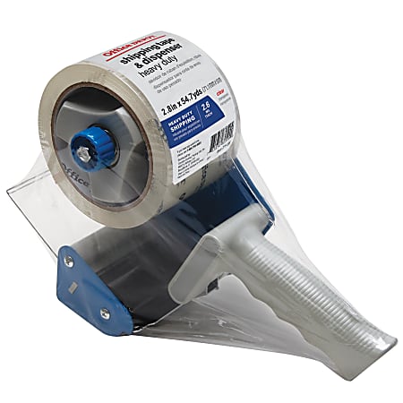Office Depot® Brand Extra-Wide Tape Dispenser With Tape, 2.8" Diameter