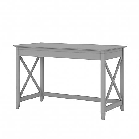 Bush Furniture Key West 48"W Writing Desk, Cape Cod Gray, Standard Delivery