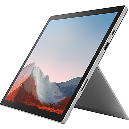 Microsoft Surface Pro 7+ Tablet - 12.3" - Intel Core i5 11th Gen i5-1135G7 Quad-core 4.20 GHz - 8 GB RAM - 256 GB SSD - Windows 10 Pro - Platinum - TAA Compliant  - 2736 x 1824  - 5 Megapixel Front Camera - 15 Hour Maximum Battery