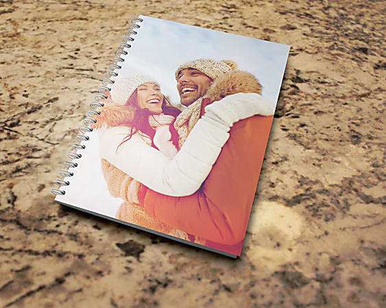 Premium Seamless Lay Flat Softcover Mini Photo Book 5 x 5 - Office Depot