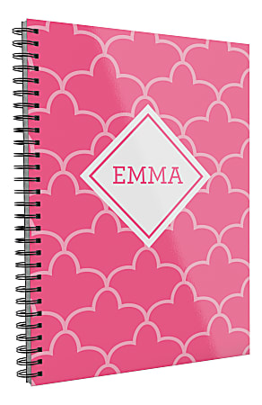 Custom Create Your Own Full Color Satin Matte Laminated Hard Cover Journal  Notebook Or Recipe Book 5 12 x 8 12 White - Office Depot