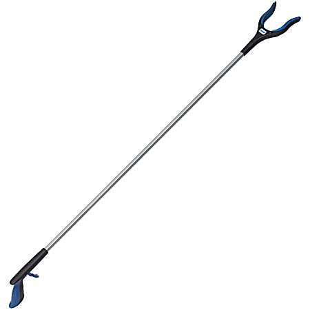 Ettore Grip 'n Grab Multipurpose Pickup Tool - 50" Length - Blue, Black - Rubber, Aluminum, Plastic - Rust Proof, Comfortable Grip, Lightweight - 1 Each