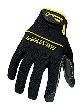 Ironclad Box Handler Gloves Extra Large Black - Office Depot