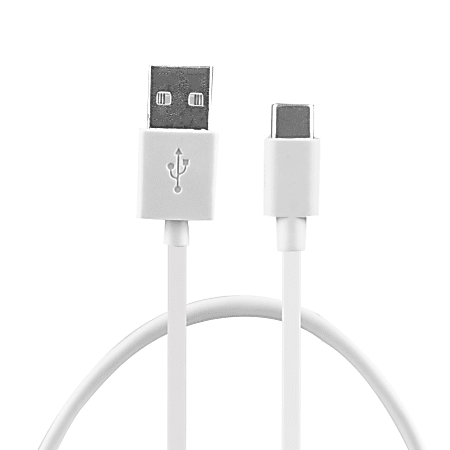 GoMovi Vivitar OD3006 USB A To USB C Cable, 6', White