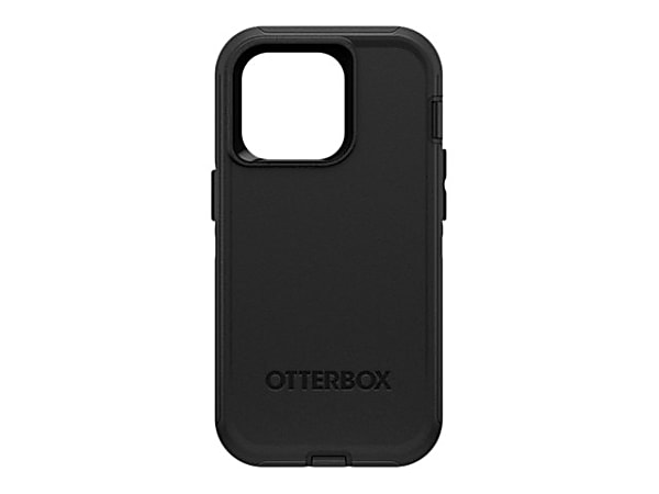 OtterBox Defender Rugged Carrying Case (Holster) Apple iPhone 14 Pro Smartphone - Black