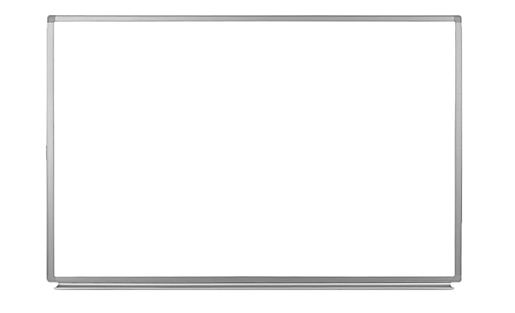Luxor Magnetic Dry-Erase Whiteboard, 36" x 48", Aluminum Frame With Silver Finish