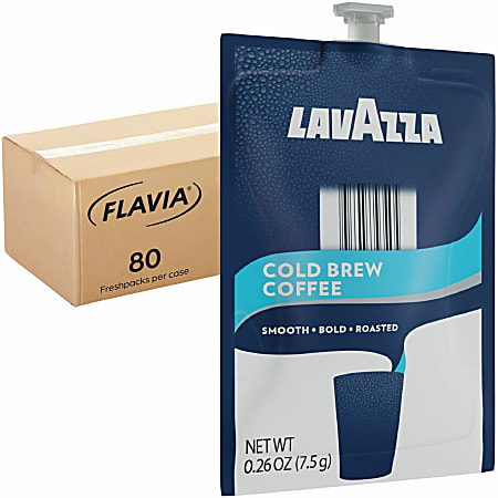 Lavazza Freshpack Cold Brew Coffee, Flavia Creation 600 with Chill Module, 80 Count - 48059