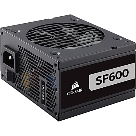 Corsair SF Series SF600 - 600 Watt 80 PLUS Platinum Certified High Performance SFX PSU - Internal - 120 V AC, 230 V AC Input