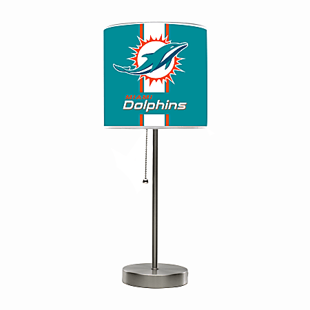 Imperial NFL Table Accent Lamp, 8”W, Miami Dolphins