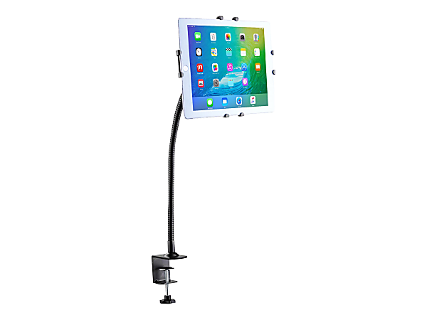 CTA Digital Gooseneck Clamp Mount For iPad & Tablets 9.7"-11" Screen Support
