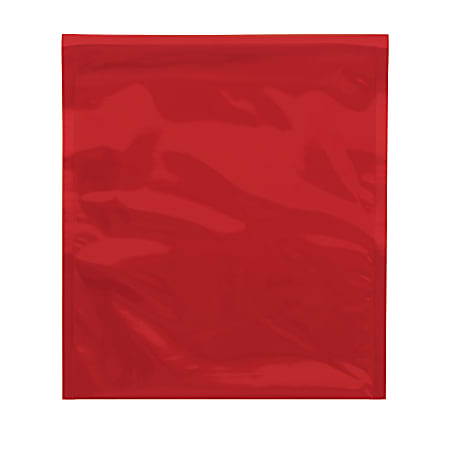 Partners Brand Metallic Glamour Mailers, 13" x 10-3/4", Red, Case Of 250 Mailers