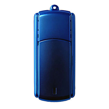 Ativa® Flip-Top USB Flash Drive With ReadyBoost™, 4GB, Metallic Blue