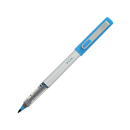 TUL Fine Liner Felt-Tip Pens, Fine Point, 1.0 mm, Silver Barrels, Assorted  Inks, Pack Of 4 Pens
