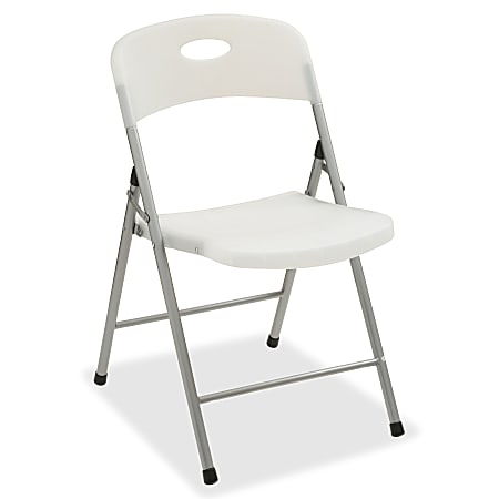 Lorell® Translucent Folding Chairs, Clear, Set Of 4 Chairs
