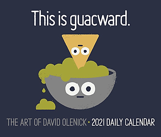 Willow Creek Press Page-A-Day Daily Desk Calendar, 4-1/4" x 5-1/4", FSC® Certified, David Olenick Art, January to December 2021, 15124