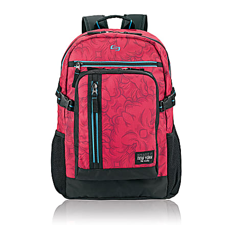Solo Pop 15.6 Laptop Backpack Pink - Office Depot