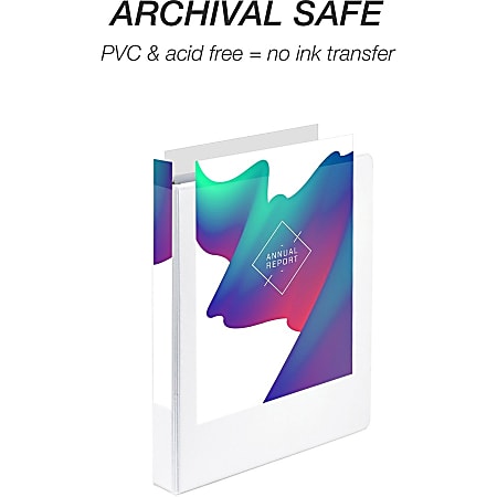 Samsill Value 1 Round Ring View Binder 1 Ring White Carton Of 6 ...