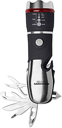 Custom Multi Tool With Flashlight Assorted Colors - Office Depot