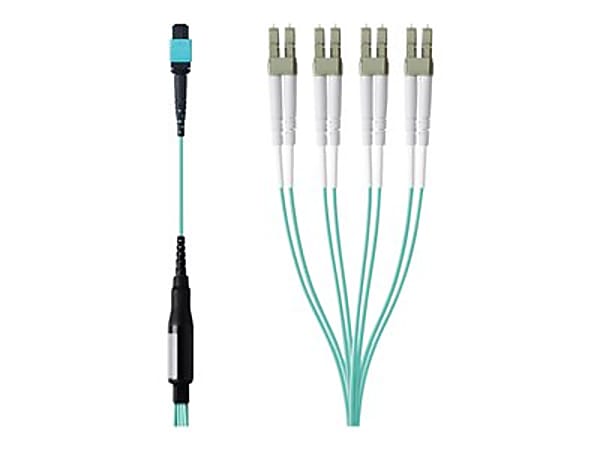 Belkin Fiber Optic Network Cable - 3.28 ft Fiber Optic Network Cable for Network Device - MTP Male Network - LC Male Network