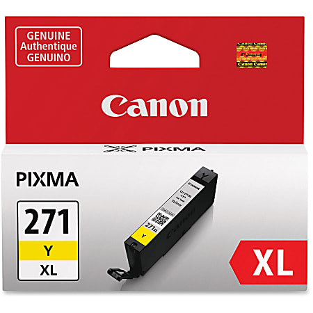 0339C001 (CLI-271XL) High-Yield Ink, Yellow 0339C001 (CLI-271XL) High-Yield Ink, Yellow
