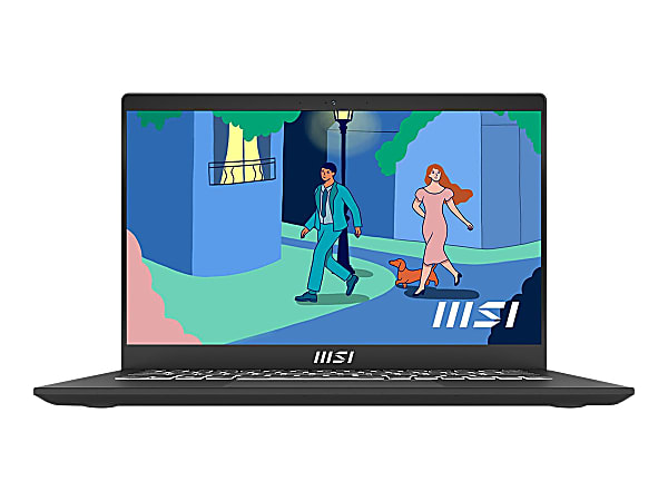MSI Modern 14 Modern 14 C12M-032 14" Notebook - Intel Core i5 i5-1235U 900 MHz - 8 GB RAM - 512 GB SSD - Classic Black - Windows 11 Home