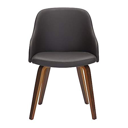 LumiSource Bacci Mid-Century Modern Accent Chair, Brown