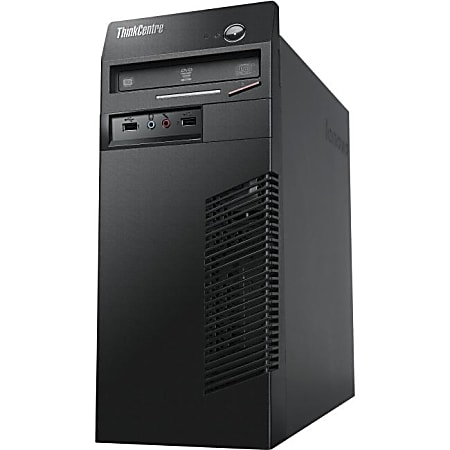 Lenovo ThinkCentre M72e 0958A4U Desktop Computer - Intel Core i3 i3-3220 3.3GHz - Tower - Business Black