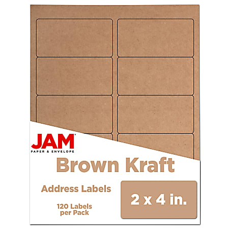 JAM Paper® Rectangular Mailing Address Labels, 4513703, 2
