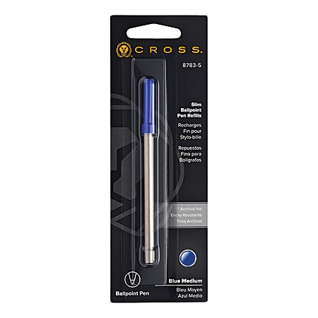 Cross® Slim Ballpoint Pen Refill, Medium Point, 0.7