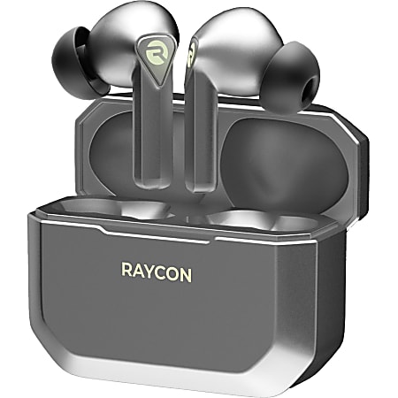 Raycon The Gaming Wireless Earbuds, Jet Silver, RBE765-21E-SIL