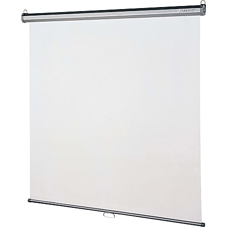 Quartet® Wall/Ceiling Projector Screen, 96" x 96", Black/Matte White