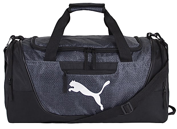 PUMA Contender Duffel Bag, Dark Gray/Silver