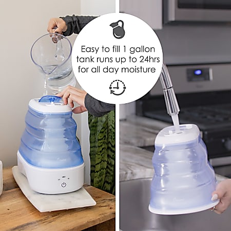 Crane Cool Mist Collapsible Humidifier 12 12 H x 9 12 W x 7 12 D