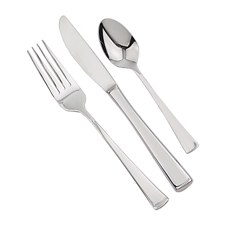 Walco Sonnet Stainless Steel Dinner Forks, 7-5/8", Silver, Pack Of 24 Forks