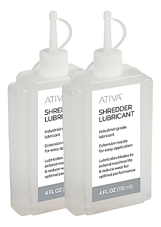 Ativa™ Shredder Oil, 4 Oz, Pack Of 2 Bottles