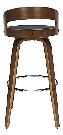 OFM 161 Collection Mid Century Modern Low Back Swivel Stool
