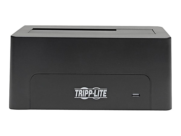 Tripp Lite USB 3.0 SuperSpeed to SATA External Hard Drive Docking Station for 2.5in or 3.5in HDD - HDD docking station - bays: 1 - 2.5" / 3.5" shared - SATA 3Gb/s - USB 3.0 - black - for P/N: U357-002, U360-004-R, U360-412