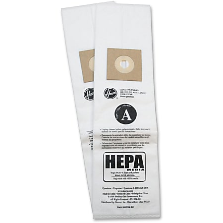 Hoover Insight Upright Allergen Bags - 60 / Carton - Type A - Yellow Hoover Insight Upright Allergen Bags - 60 / Carton - Type A - Yellow