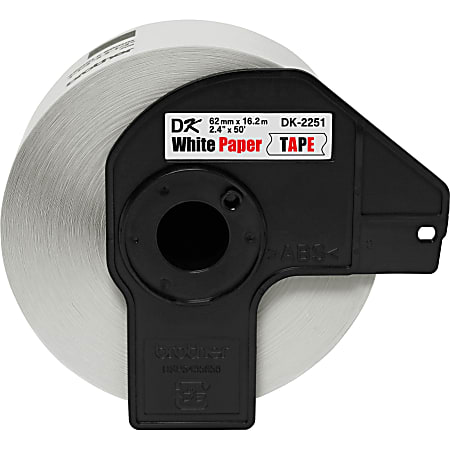 Brother DK 2251 Continuous Length Tape 2.4 x 50 BlackRedWhite